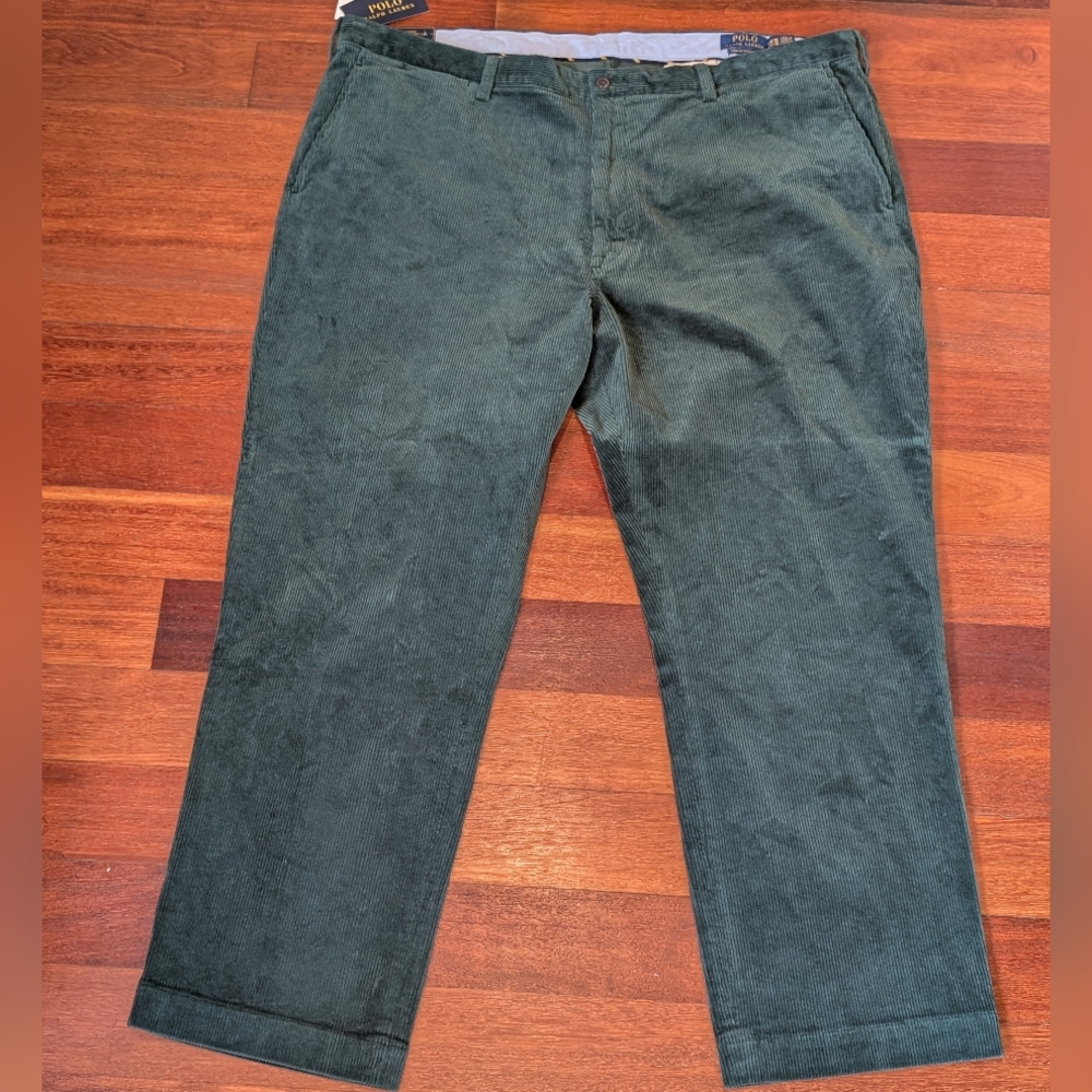 Sold! Ralph Lauren Men's Forest Green Corduroy Pants 44Bx30